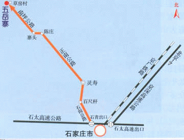 五岳寨路线图