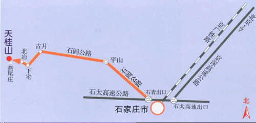 天桂山路线图